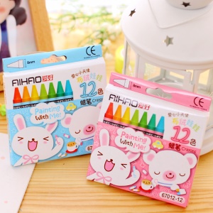 Crayon en cire couleur pastel