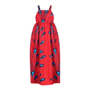 Robe fille à corde style salopette dos ouvert