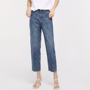 Pantalon jean  sémi long  pour femme