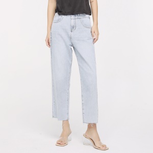 Pantalon jean  sémi long  pour femme