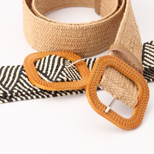 Ceinture femme coton chanvre