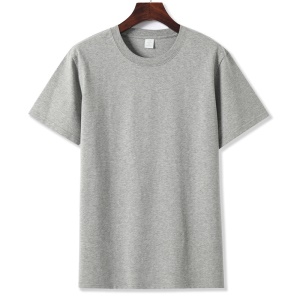 T-shirt pour homme à manches courtes  , taille large et cou rond