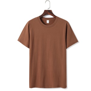 T-shirt pour homme à manches courtes  , taille large et cou rond