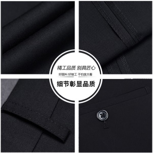 Pantalon de costume d'affaires en tissue ample