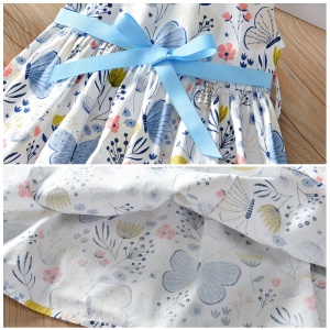 Robe fille sans manches