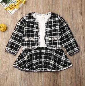 Ensemble pour enfant fille 2 pcs  veston + jupette