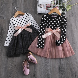 Robe  à manches longues pour petite fille