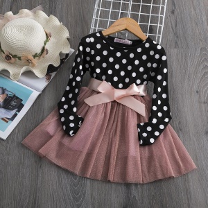Robe  à manches longues pour petite fille