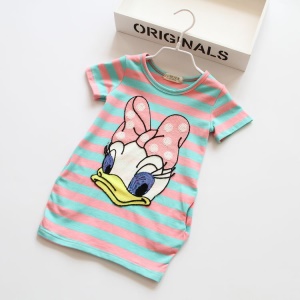 T-shirt manches courtes longue fille