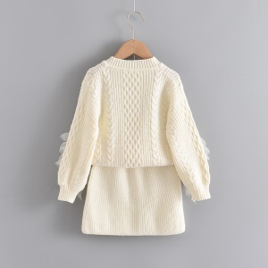 Ensemble pull fille + jupe