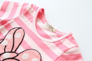 T-shirt manches courtes longue fille