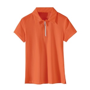 Polo avec fermeture pour femme