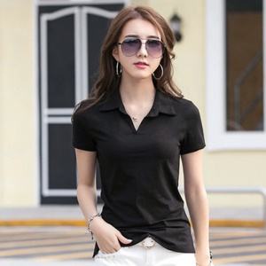 Polo à courtes manches pour femmes