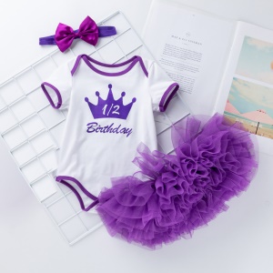 Ensemble  T-shirt + Jupe +Bandeau pour fille