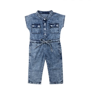Combinaison en jean pour fille