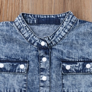 Combinaison en jean pour fille