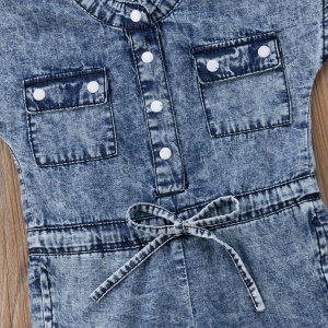 Combinaison en jean pour fille