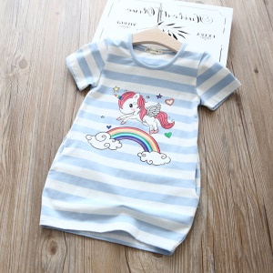 T-shirt manches courtes longue fille