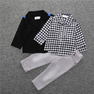 Ensemble Veste Chemise Pantalon pour garçons