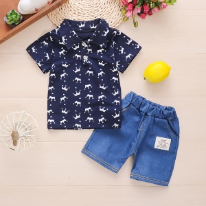 Ensemble polo+ short pour garçon