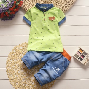 Ensemble  POLO à manches courtes + pantalon pour garçon