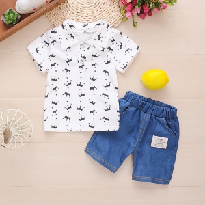 Ensemble polo+ short pour garçon