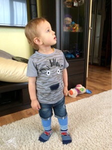 Ensemble t shirt + short en denim pour enfant