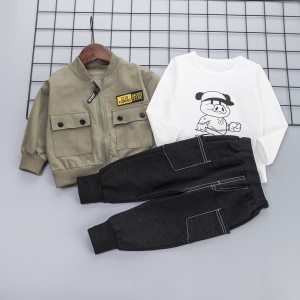 Ensemble sweat + vestes + pantalon pour enfant
