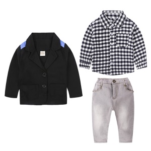 Ensemble Veste Chemise Pantalon pour garçons