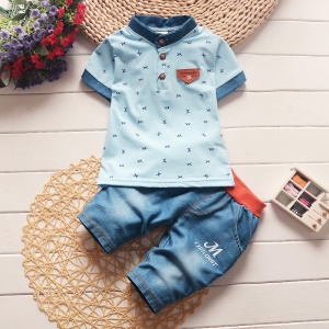 Ensemble  POLO à manches courtes + pantalon pour garçon