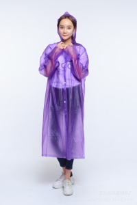 Manteau imperméable translucide