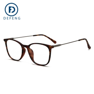 Monture de lunettes en métal hybride résistant à la lumière bleue