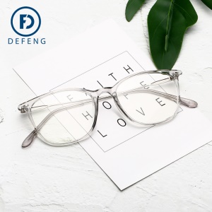 Monture de lunettes en métal hybride résistant à la lumière bleue