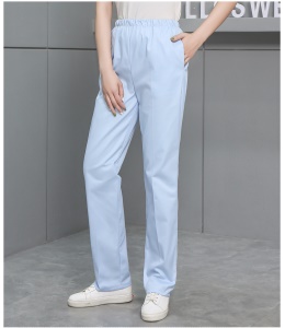Pantalon large et décontracté ceinture en gaine Infirmière