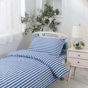 Draps ,housse de couette et taie d'oreiller pour lit médical
