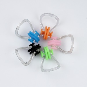 Set de bouchons d'oreilles avec clip nasal en silicone Natation