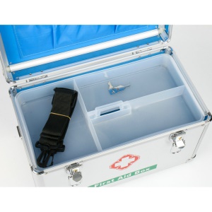Boîte médicale de premiers secours en alliage d'aluminium