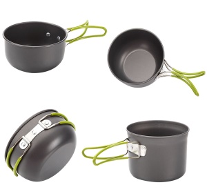 set couvert et cuisine camping