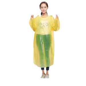 Manteau imperméable jetable