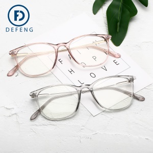 Monture de lunettes en métal hybride résistant à la lumière bleue