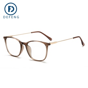 Monture de lunettes en métal hybride résistant à la lumière bleue