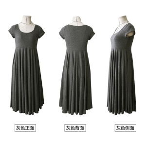 Robe de maternité mi-longue