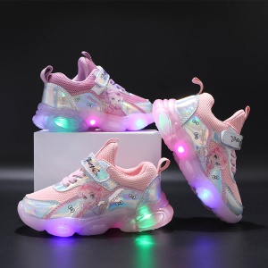 Chaussure de sport avec LED pour petite fille