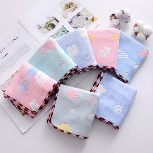 Petite serviette de toilette en coton pour bébé