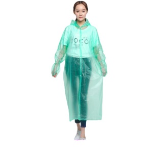 Manteau imperméable translucide