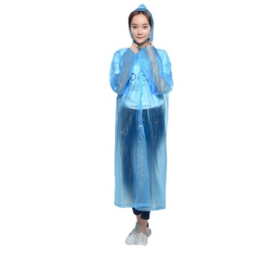 Manteau imperméable translucide