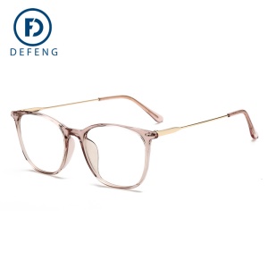 Monture de lunettes en métal hybride résistant à la lumière bleue