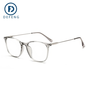 Monture de lunettes en métal hybride résistant à la lumière bleue