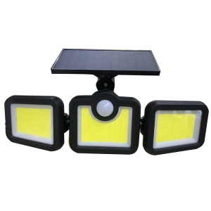 Lampe solaire extérieure à induction humaine grand angle détecteur de mouvement