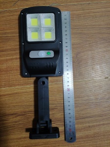 Lampe solaire d'extérieur avec détecteur de mouvement et télécommande